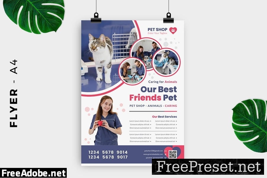 Pet Care / Food / Store Flyer Design