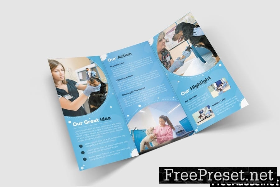 Pet Care Trifold Brochure YJQ23MT