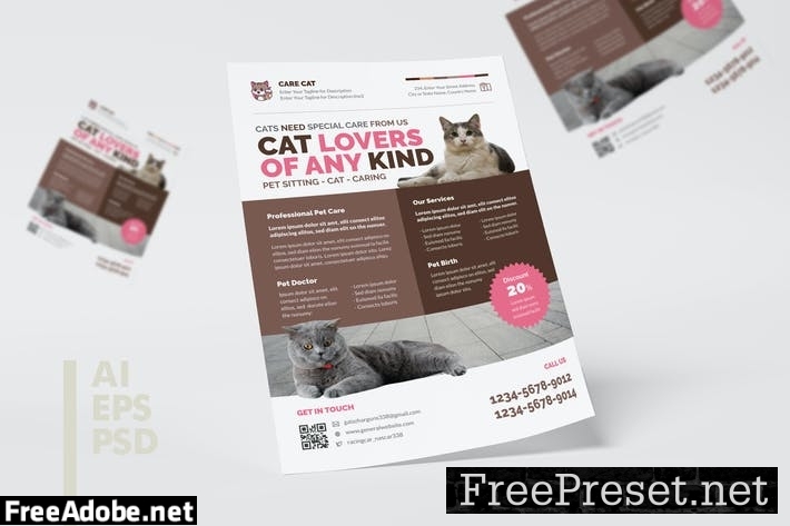 Pet Shop Flyer Design 9Q5CAUR