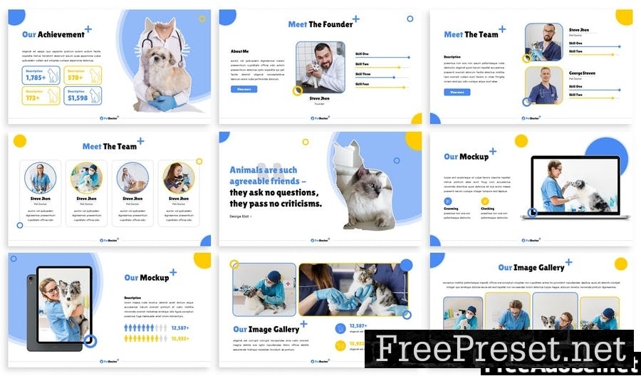 PetDoctor - Animals Google Slides Template