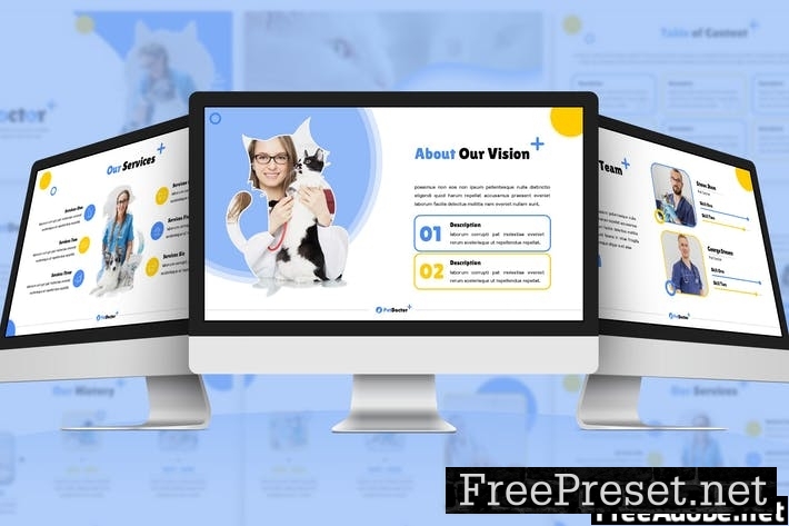 PetDoctor - Animals Google Slides Template VM9VBYR