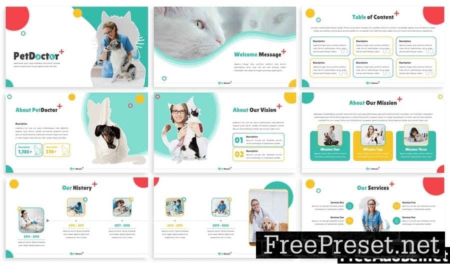 PetDoctor - Animals Powerpoint Template