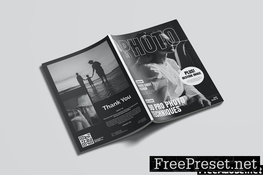 Photo Image | Magazine Template 5C37UE6