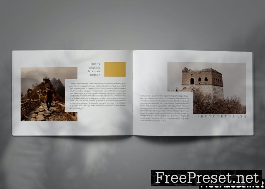 PHOTO - Indesign Brochure Lookbook Template DSY8S3E