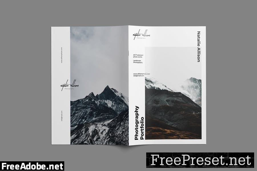 Photography Portfolio Brochure Template 82E8NUG