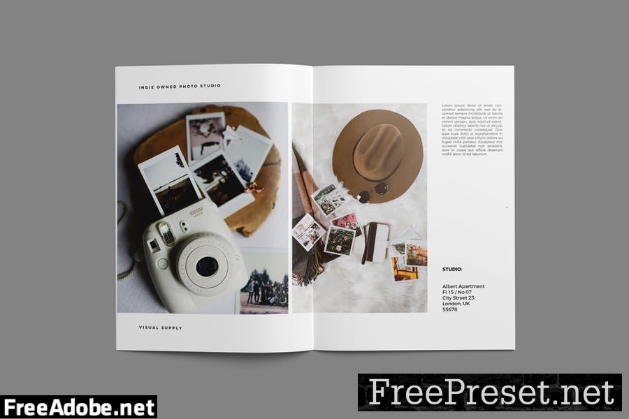 Photography Portfolio Brochure Template 82E8NUG