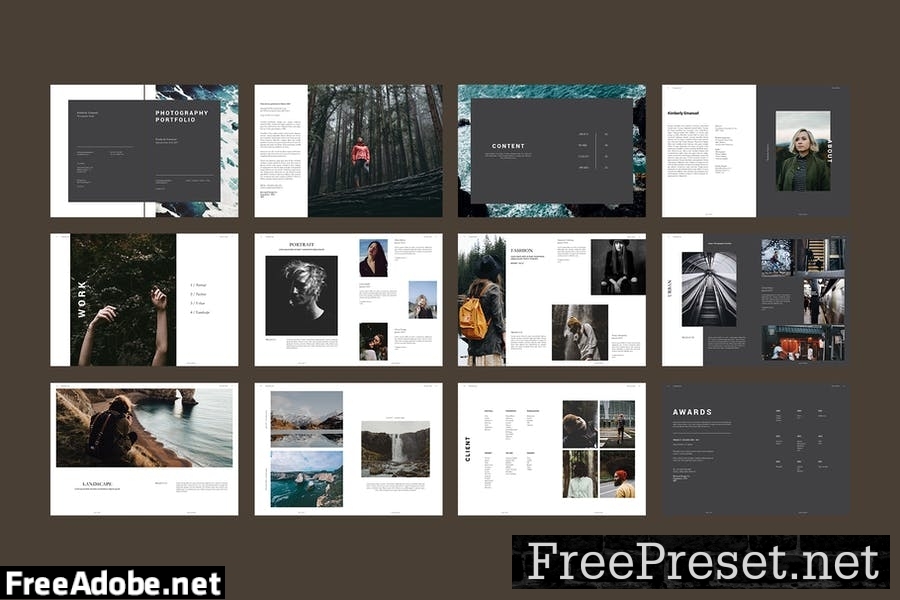 Photography Portfolio Brochure Template BME5GWB