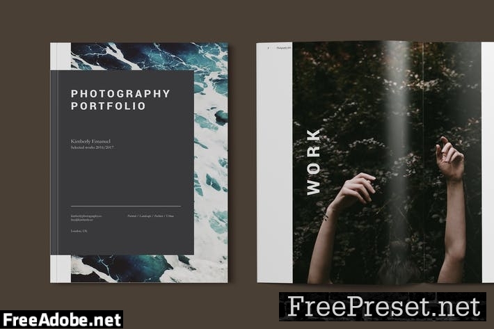 Photography Portfolio Brochure Template BME5GWB