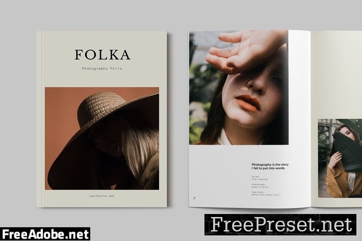 Photography Portfolio Brochure Template FQ3KJV2