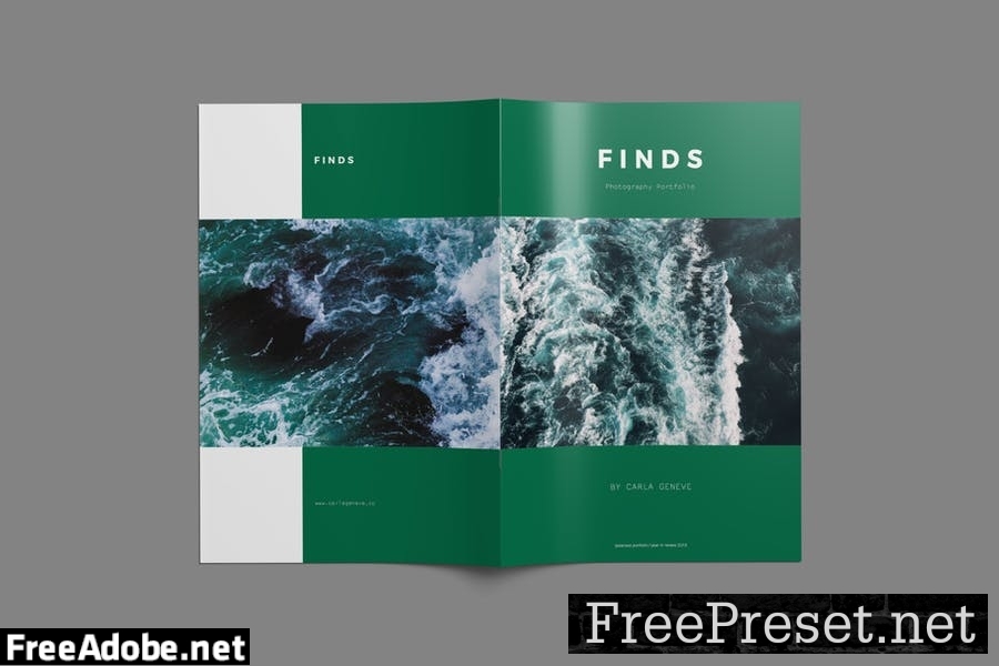 Photography Portfolio Brochure Template J5AXN6W