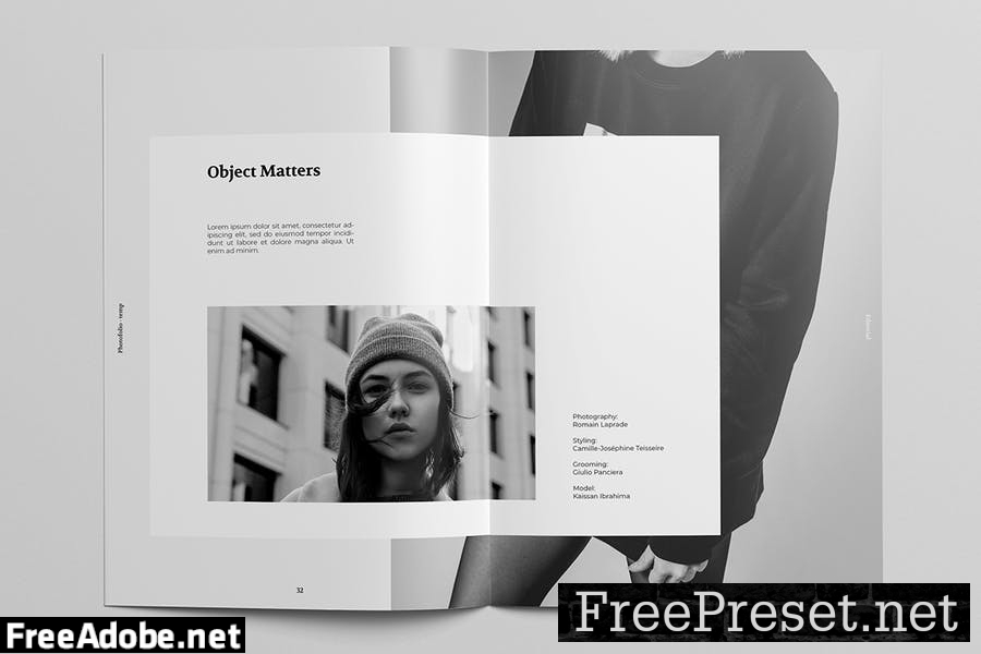 Photography Portfolio Brochure Template R3LQ7XH