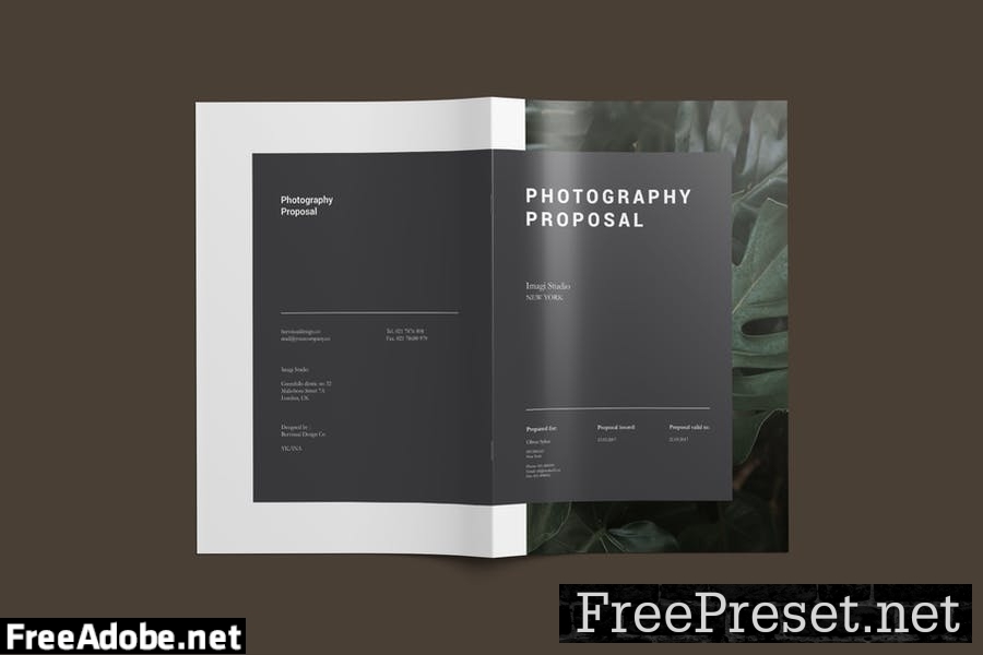 Photography Proposal Template