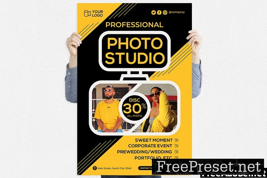 Photography Studio #01 Print Templates Pack