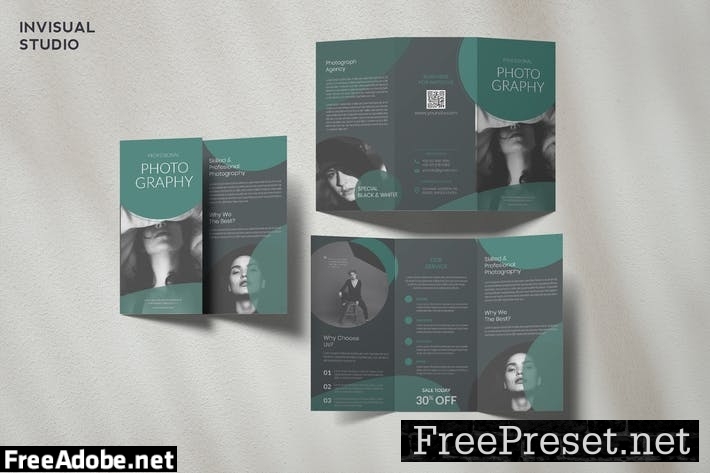 Photography Trifold Brochure Template AHKBRES