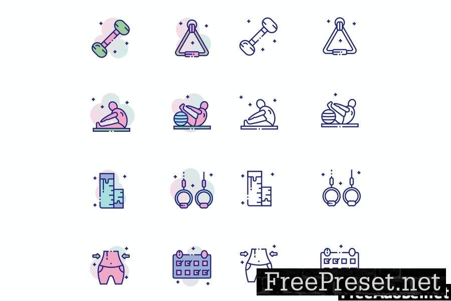 Pilates Icon Pack