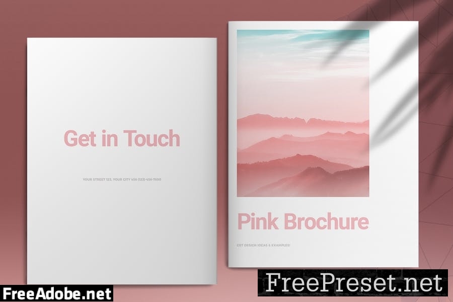 Pink Lifestyle Brochure Template B295ZVE