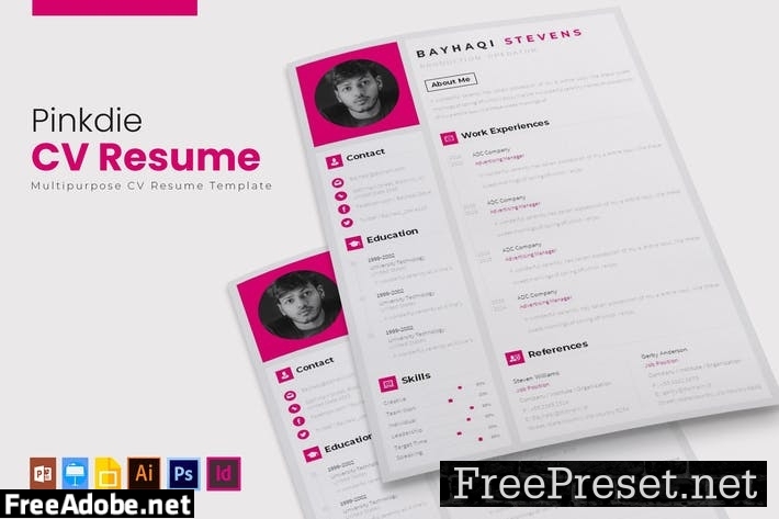 Pinkdie | CV & Resume GBMHHPD