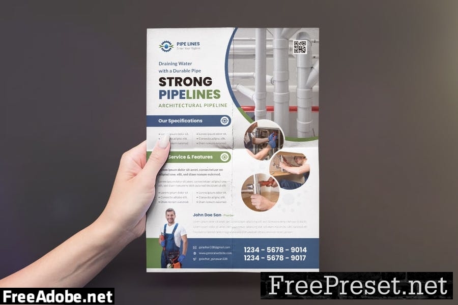 Pipe Plastic Flyer Design