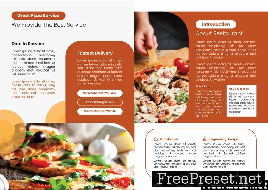 Pizza Delivery Brochure 9EWT2AK