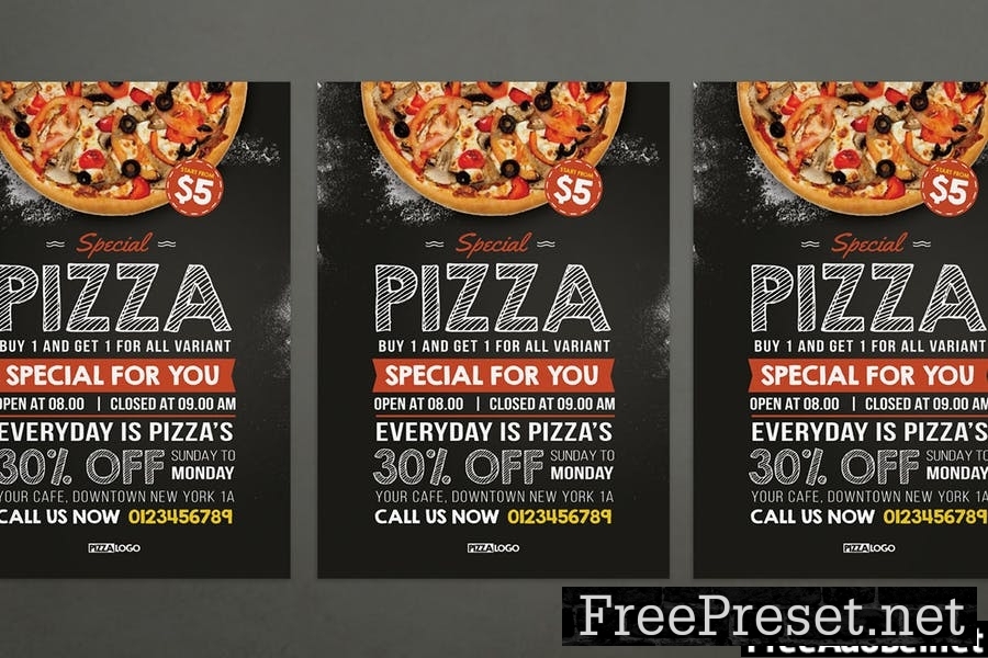 Pizza Flyer QH8B65P