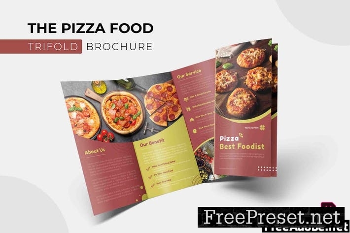 Pizza Food | Trifold Brochure X952MDK