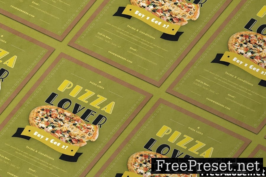 Pizza Lovers - Flyer