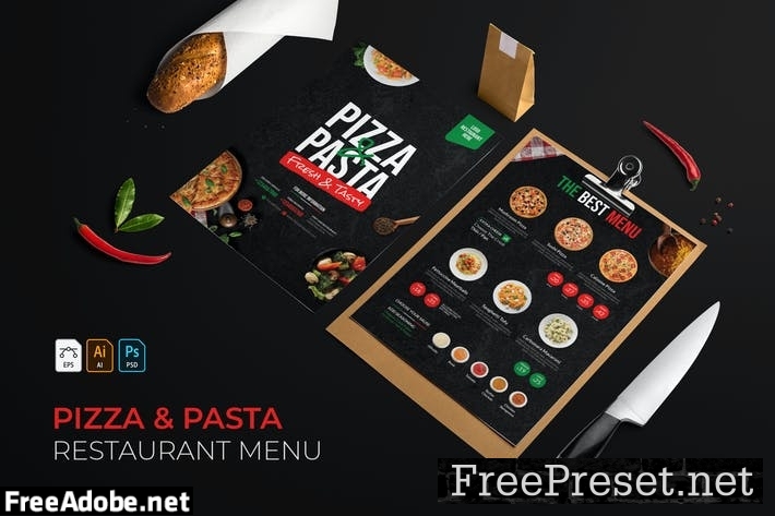 Pizza & Pasta | Restaurant Menu 5JTWZJH