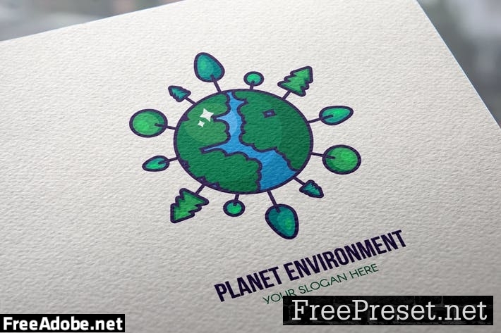 Planet Environment Logo DMXJJJ5