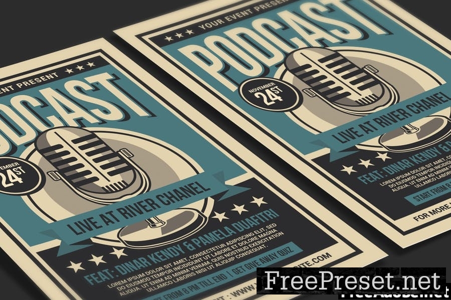 Podcast Live Flyer