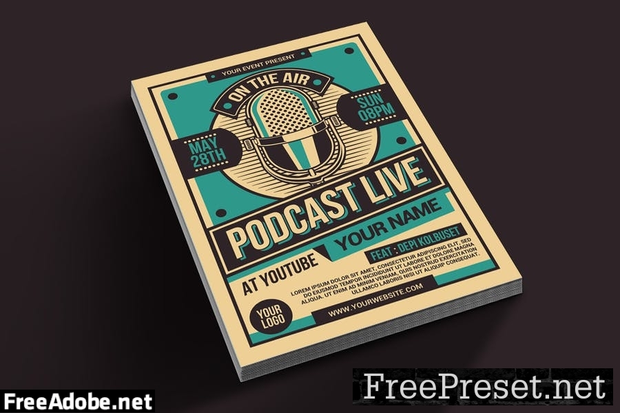 Podcast Live Flyer