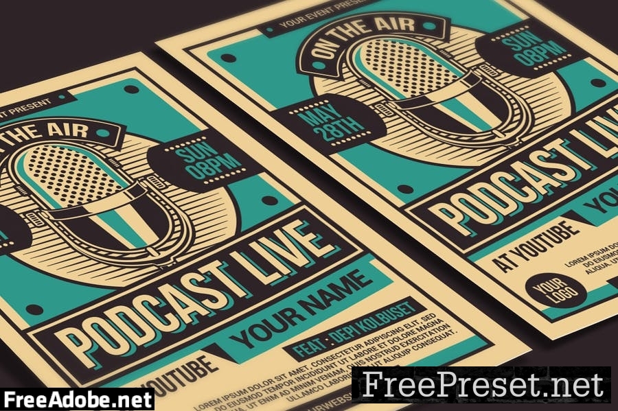 Podcast Live Flyer