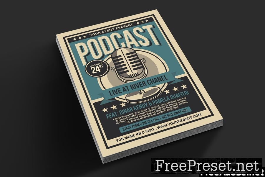 Podcast Live Flyer