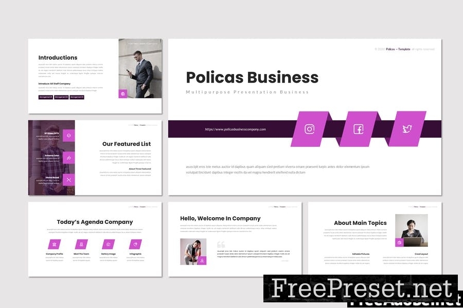 Policas - Multipurpose Powerpoint Template