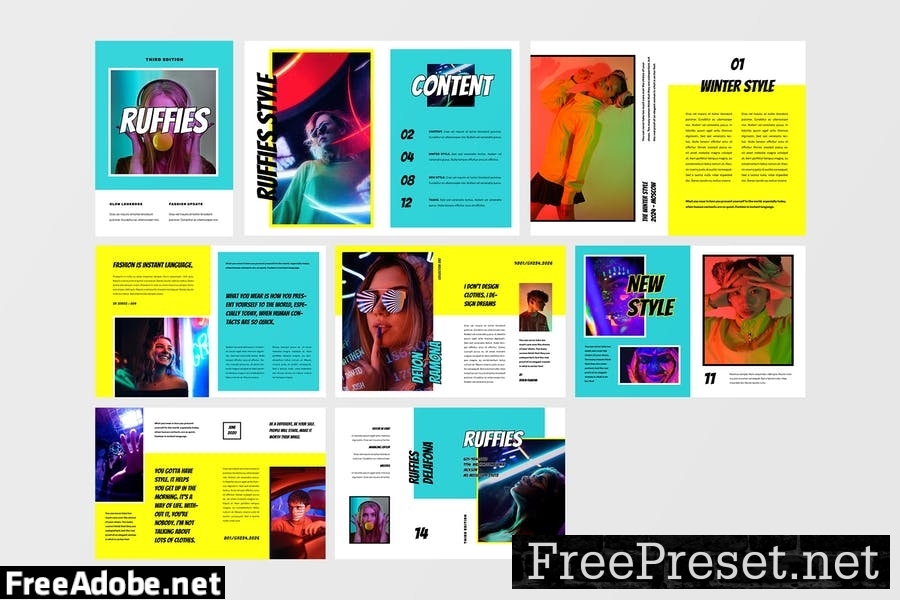 Pop Art Magazine Template TKEF6VZ