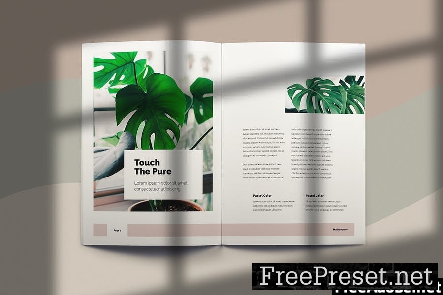 Pop Green - Brochure Template Indesign