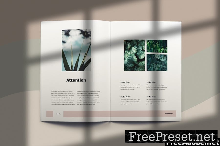 Pop Green - Brochure Template Indesign