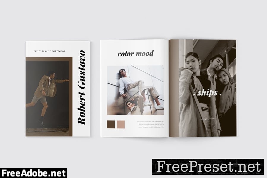 Portfolio Magazine Template