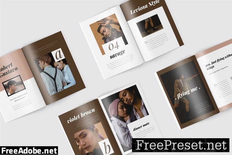 Portfolio Magazine Template