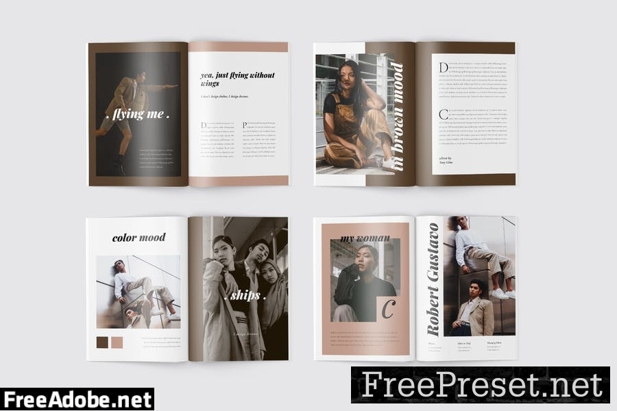 Portfolio Magazine Template