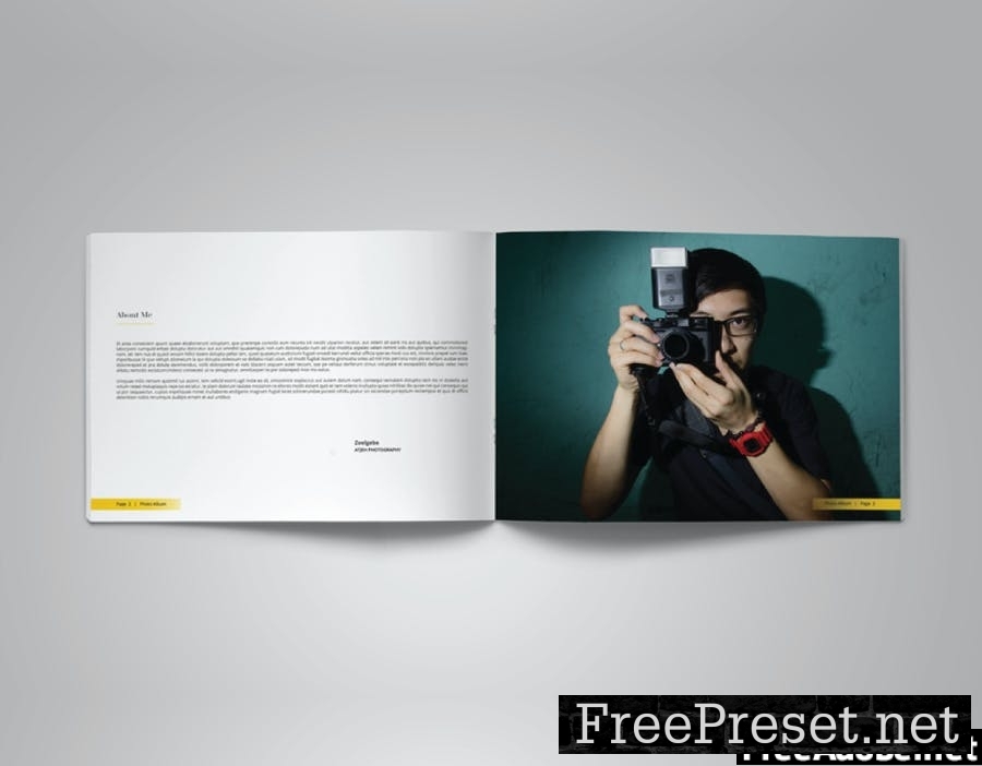 Portfolio Photo Album Template