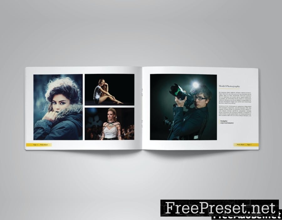 Portfolio Photo Album Template