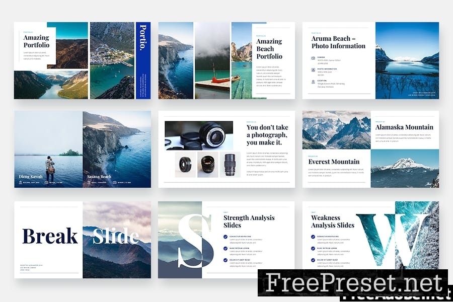 Portio - Photography Powerpoint Template