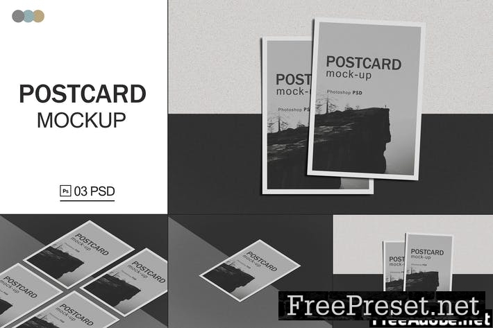 Postcard Mockups V.2 YHCTAAK