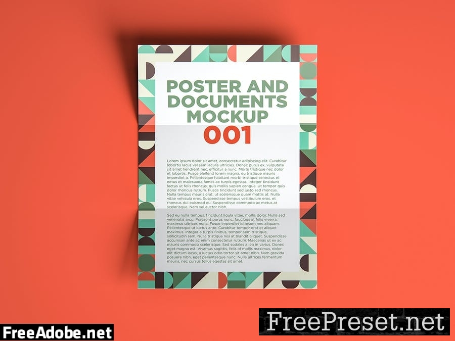 Poster And Documents Mockup 001