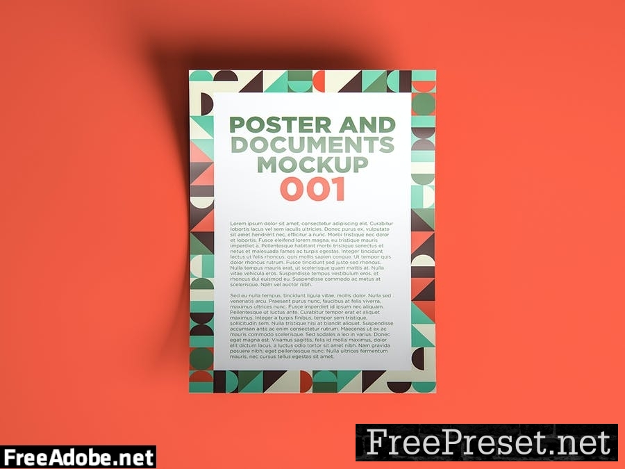 Poster And Documents Mockup 001