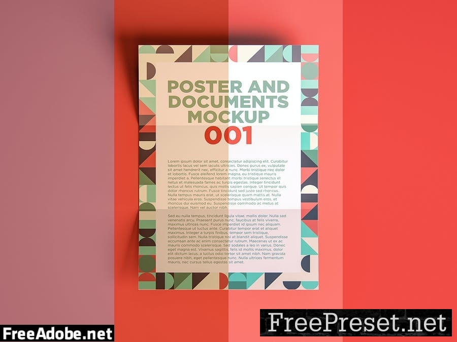 Poster And Documents Mockup 001