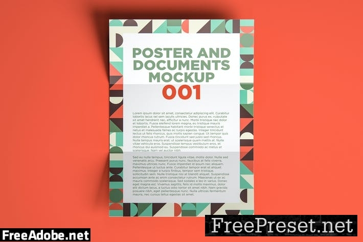 Poster And Documents Mockup 001 DJ9NMNC