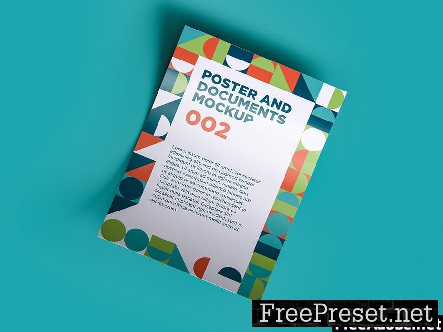 Poster And Documents Mockup 002