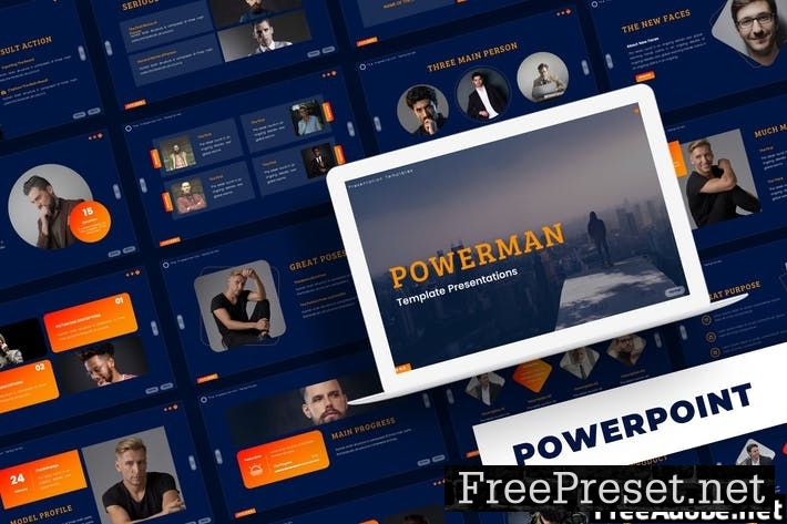 Powerman - Powerpoint Template PM6MTXV