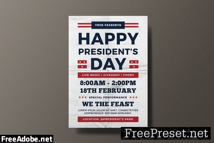 President's Day Flyer TS5SXML